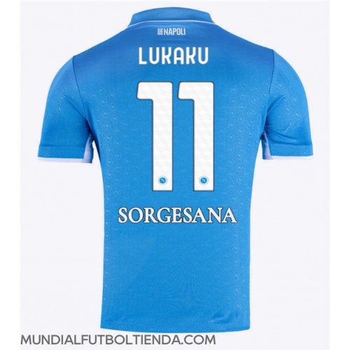 Camiseta SSC Napoli Romelu Lukaku #11 Primera Equipación Replica 2024-25 mangas cortas